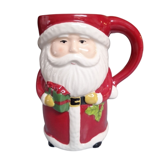 Other - Festive Santa Claus 3D 24z Mug 6"tall